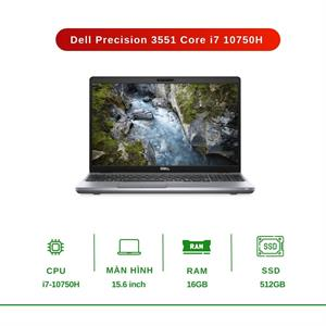 Dell Precision 3551 Core i7 10750H Ram 16Gb SSD 512Gb 15.6